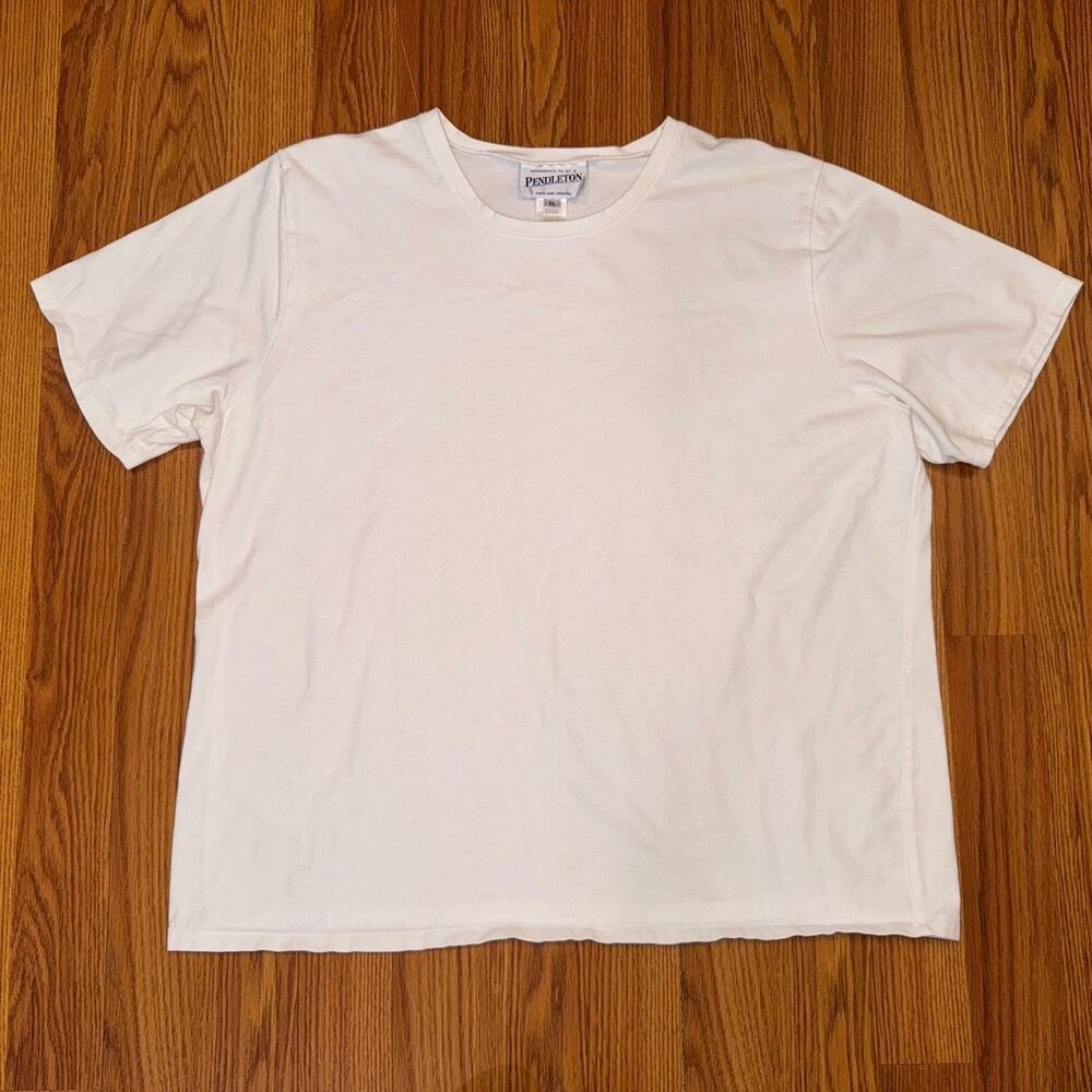 Pendleton T-Shirt Women XL White Crew Neck Top